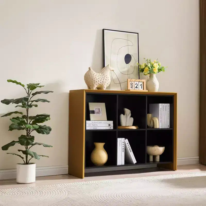 Libreria Kings Brand Furniture a 6 Ripiani Design Contemporaneo