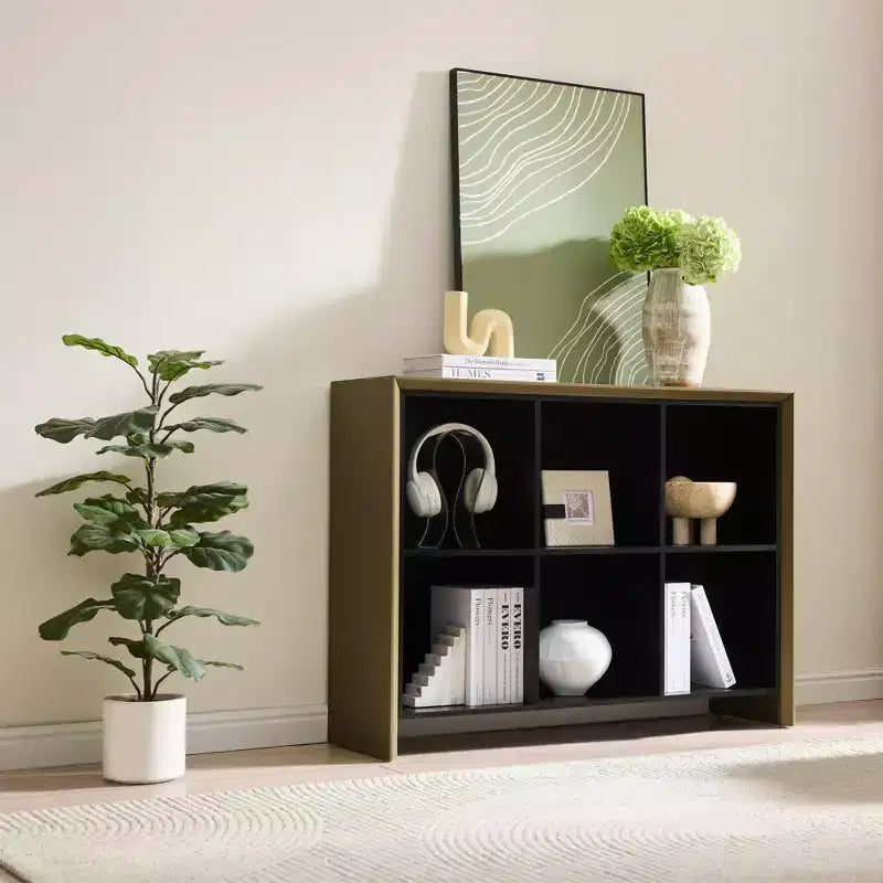 Libreria Kings Brand Furniture a 6 Ripiani Design Contemporaneo