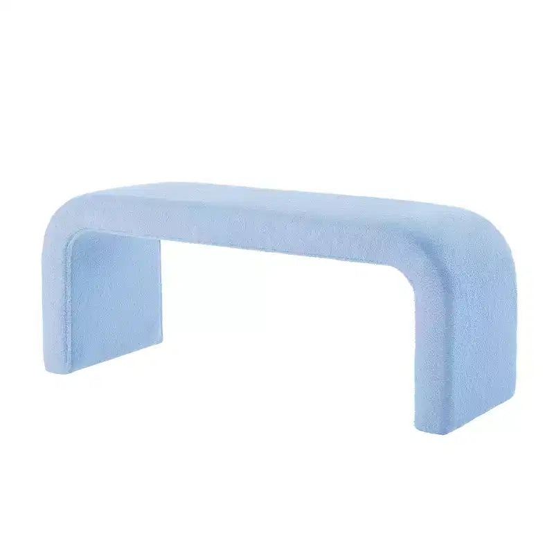 Set di 3 Panchine a U, Panchina Ottomana Sezionale, Sgabello Poggiapiedi Ottomano Imbottito