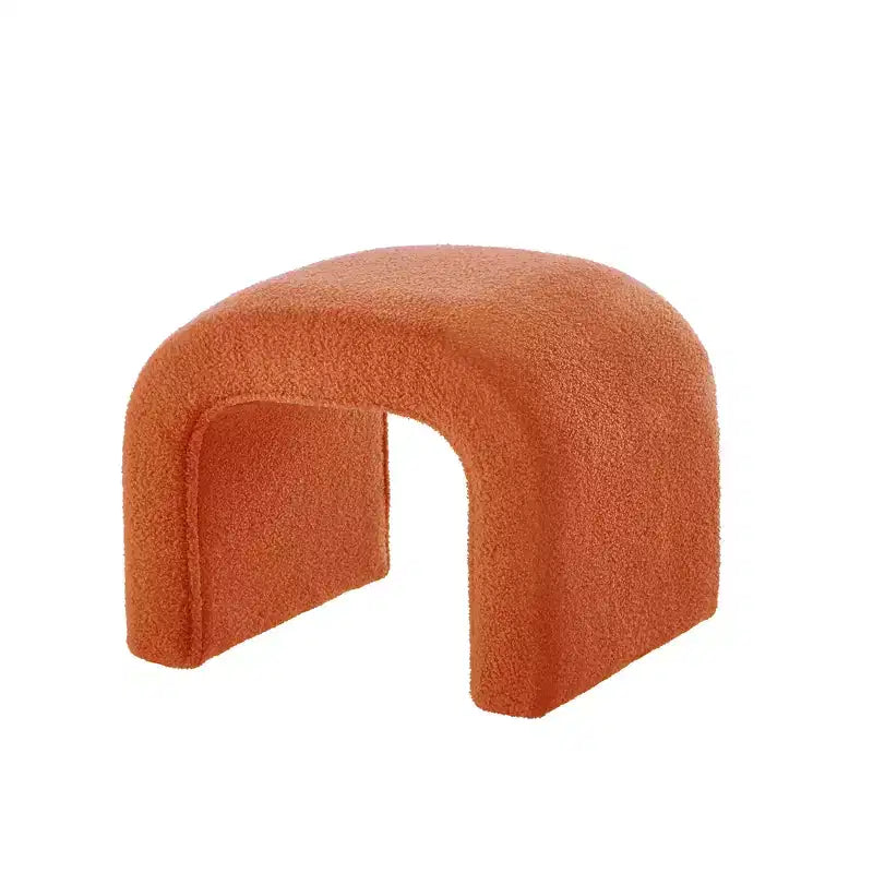 Set di 3 Panchine a U, Panchina Ottomana Sezionale, Sgabello Poggiapiedi Ottomano Imbottito