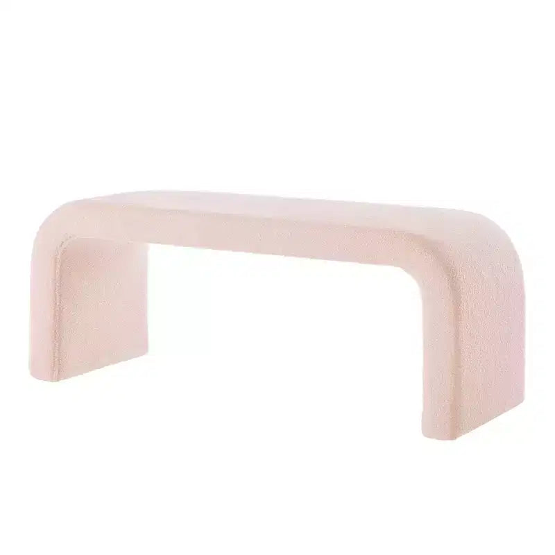 Set di 3 Panchine a U, Panchina Ottomana Sezionale, Sgabello Poggiapiedi Ottomano Imbottito