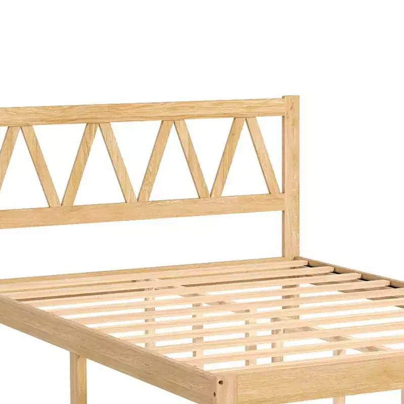 AEELLEEA Struttura letto matrimoniale Queen Size Robusta con elevata capacità di carico, facile da montare, base in legno minimalista per camera da letto
