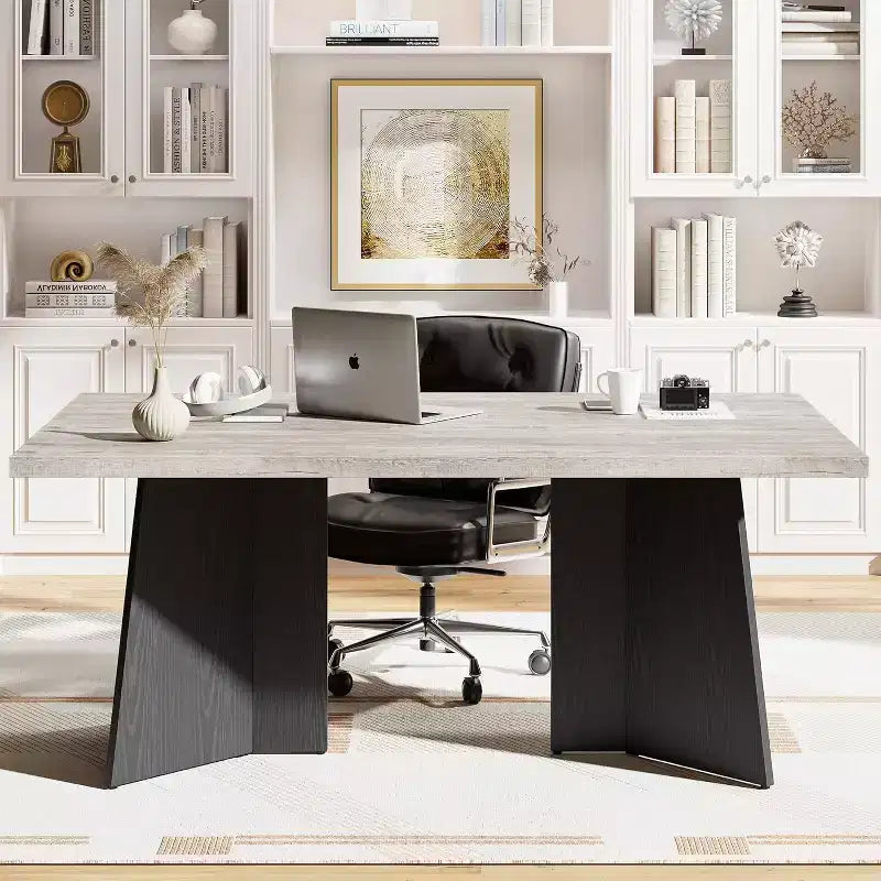 Tavolo da Pranzo per 6-8 Persone - Tavolo da Cucina Lungo Moderno da 160cm con Ampio Piano e Robuste Gambe a Basamento, Tavolo da Pranzo per Cucina