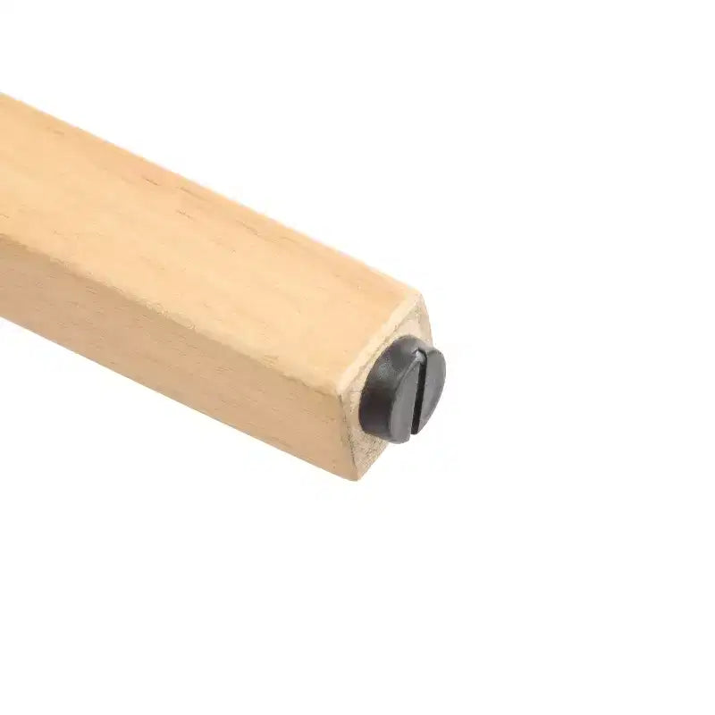 Sgabello da bar ModernLuxe in legno di gomma, 2 sedie da pranzo imbottite in PU con poggiapiedi, struttura con finitura naturale e rivestimento marrone