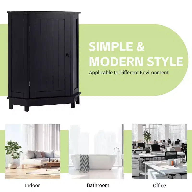 Mobiletto angolare da bagno Whisen moderno triangolare con ripiano regolabile