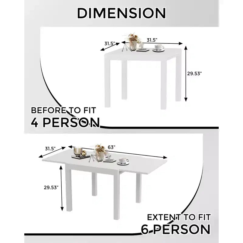 Tavolo da pranzo espandibile per esterni COZONY da 80-160 cm, tavolo da patio in alluminio con piano effetto legno, tavolo pieghevole salvaspazio per giardino, cortile, balcone