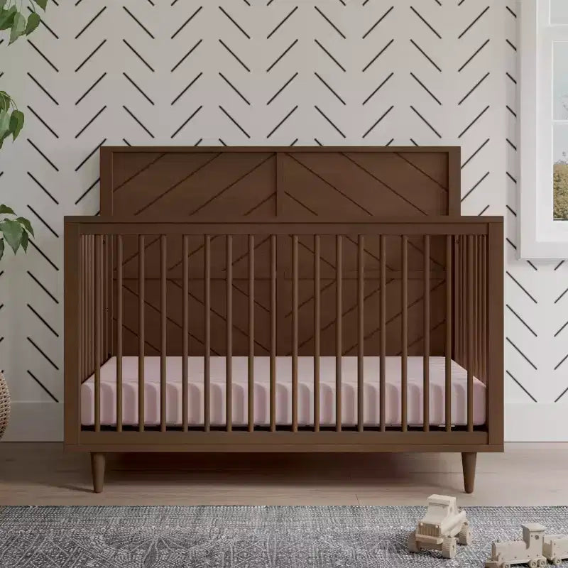 Culla convertibile 4-in-1 Child Craft Surrey Hill, si trasforma in lettino, letto per bambini e letto a una piazza e mezza, 3 posizioni del materasso, finitura sicura