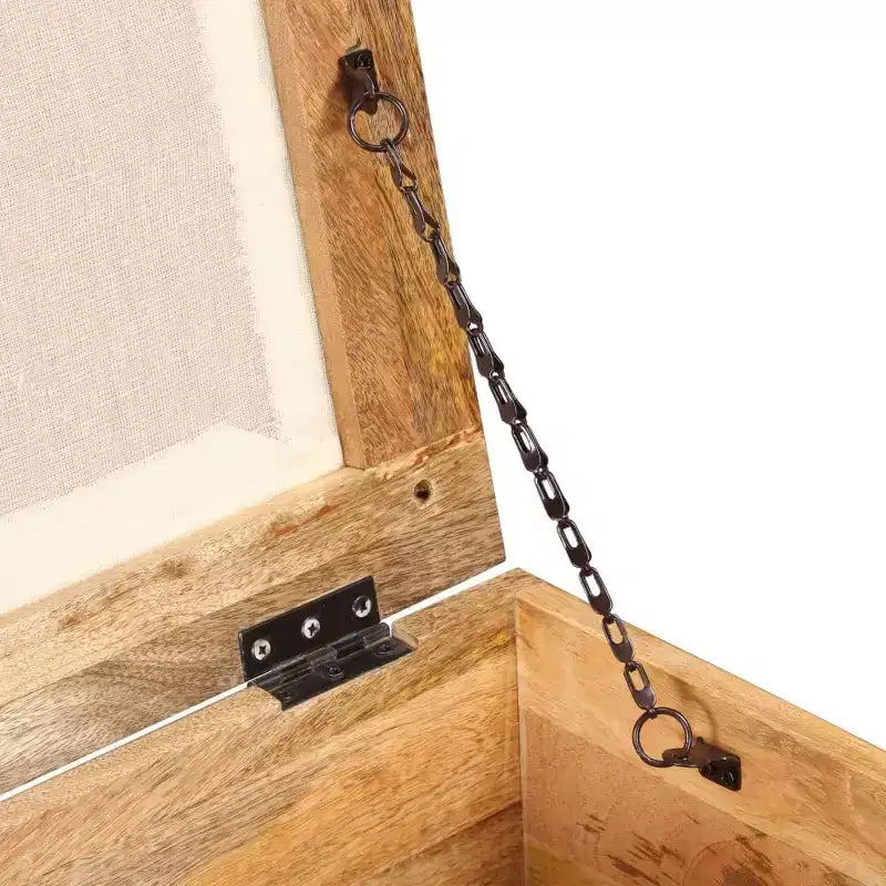vidaXL Panca Contenitore in Legno Massello di Recupero 40x40x45 cm