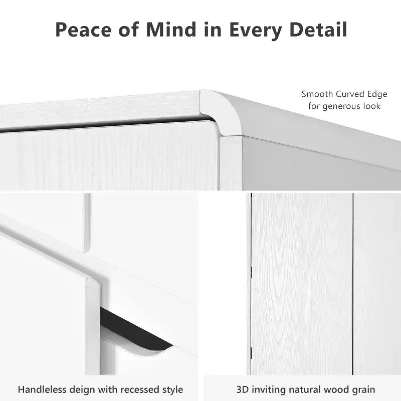 GDFStudio 72 Mobile Dispensa da Cucina Moderno Minimalista Alto con 4 Ante, 8 Ripiani su Anta e 3 Ripiani Regolabili