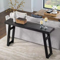 Alaterre Furniture Lawas Solid Wood Console Table - 56 Inch Modern Farmhouse Entryway Table