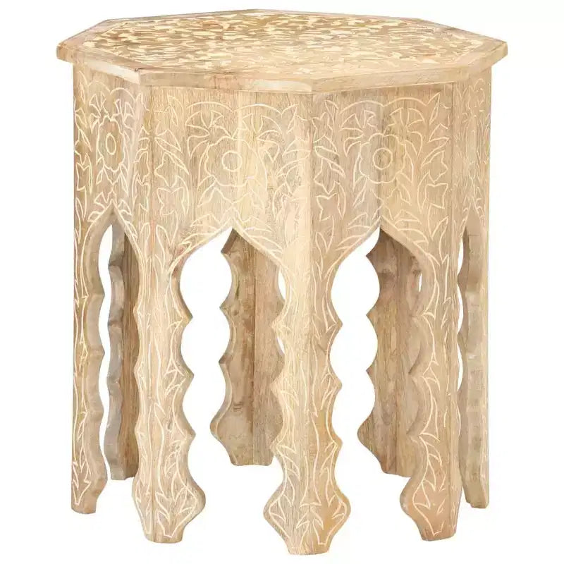 vidaXL Tavolino da caffè 48 cm Legno massello di mango