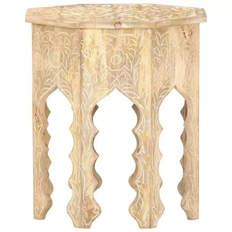 vidaXL Tavolino da caffè 48 cm Legno massello di mango