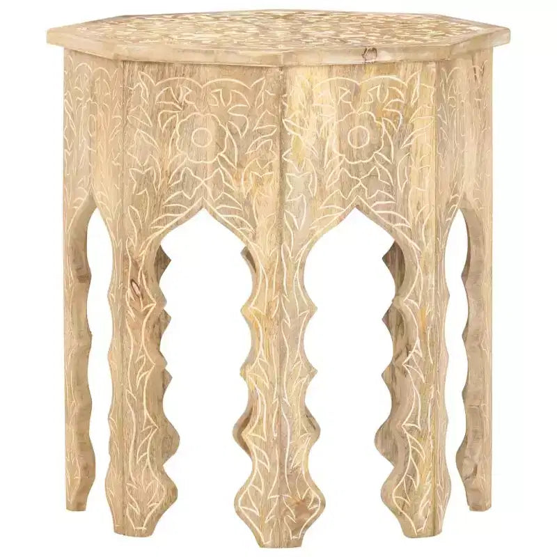 vidaXL Tavolino da caffè 48 cm Legno massello di mango