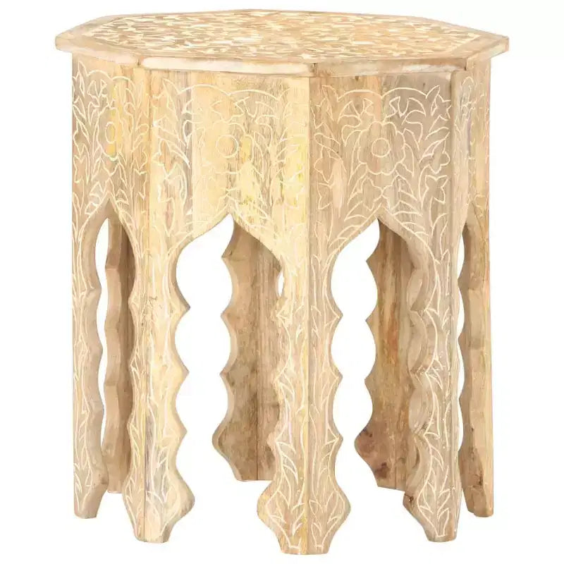 vidaXL Tavolino da caffè 48 cm Legno massello di mango