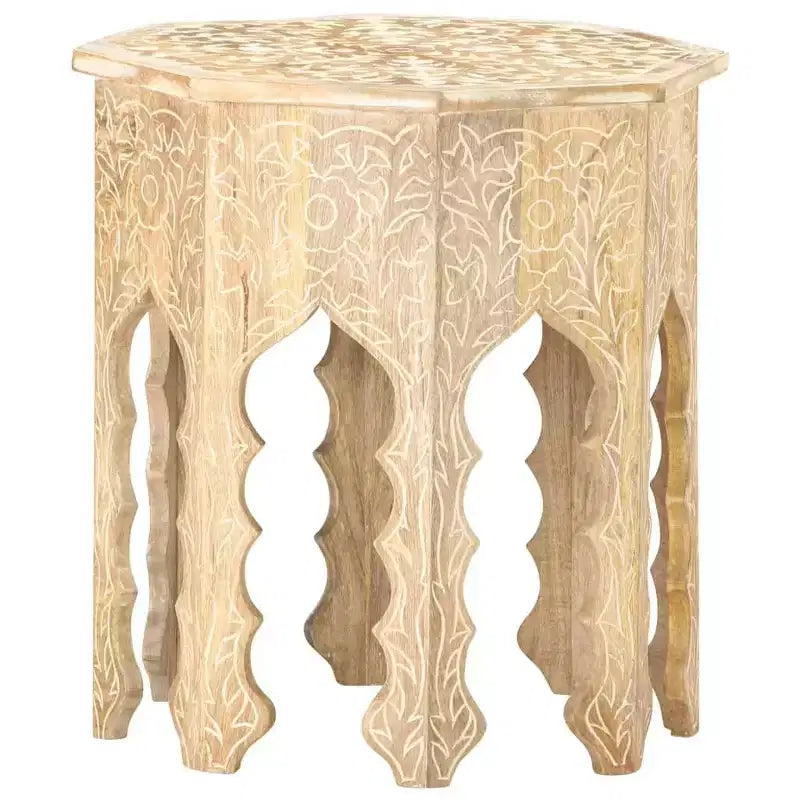 vidaXL Tavolino da caffè 48 cm Legno massello di mango