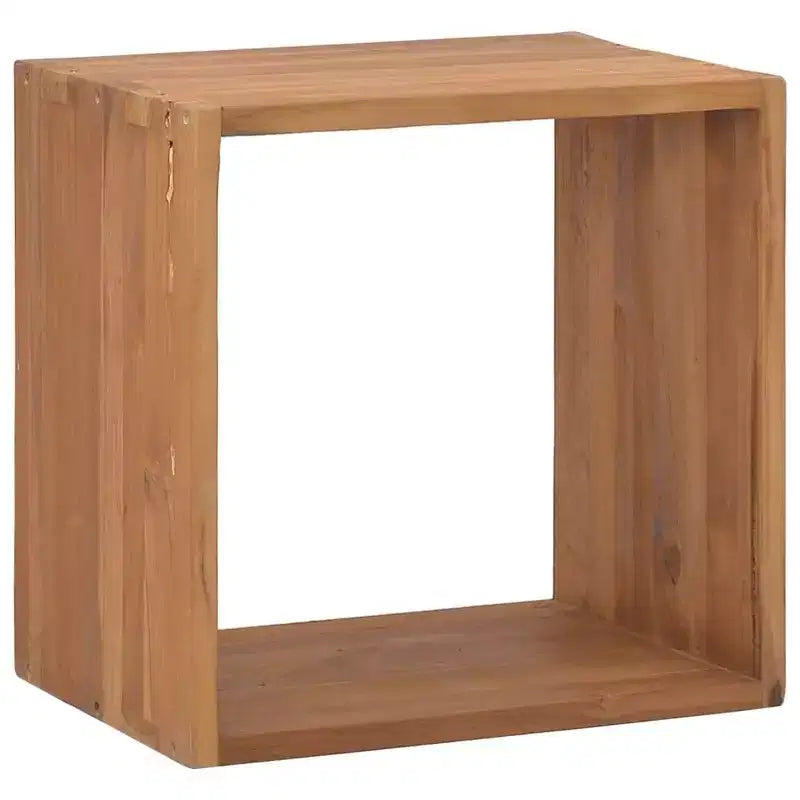 vidaXL Comodino in legno massello di teak naturale caldo