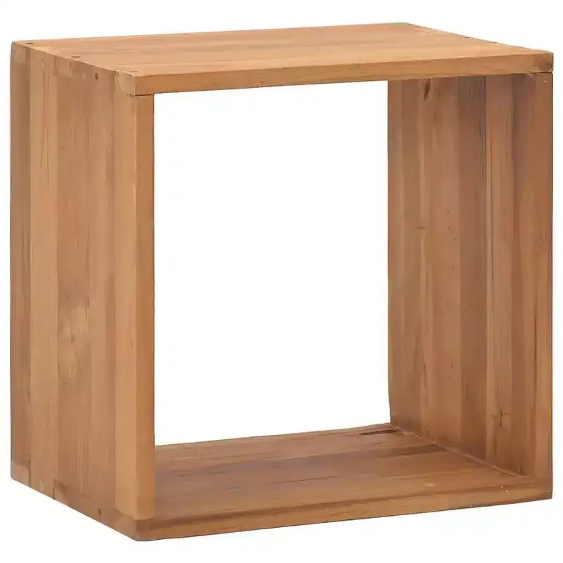 vidaXL Comodino in legno massello di teak naturale caldo