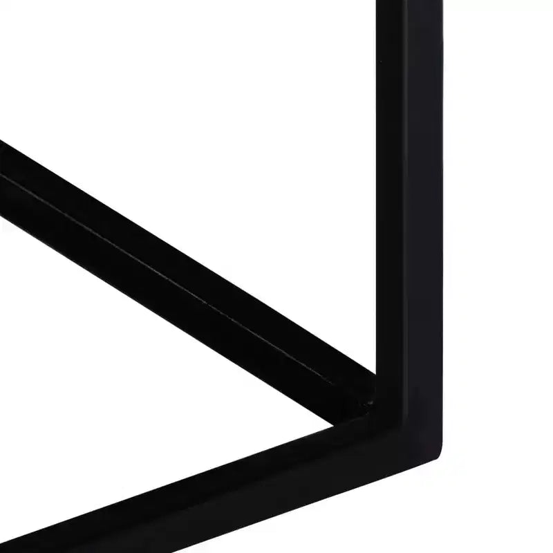 vidaXL Comodino 40x30x50 cm - Tavolino da Comodino d'Appoggio in Stile Industriale con Struttura in Legno Massello di Mango e Gambe in Acciaio Verniciato a Polvere