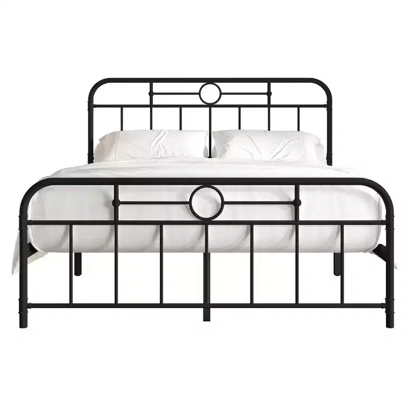 ChaletPosh Letto a piattaforma in metallo King Size