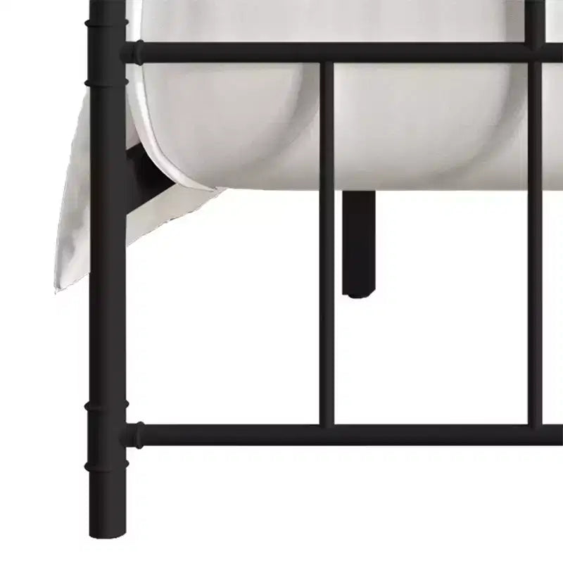 ChaletPosh Letto a piattaforma in metallo King Size