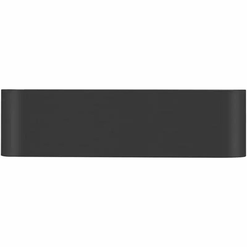 55 Tavolo console moderno lucido, credenza arrotondata con 3 cassetti, per ingresso, soggiorno, sala da pranzo