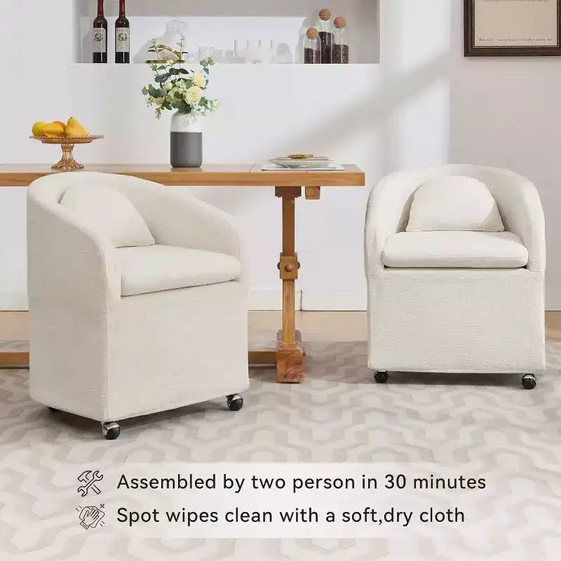 Poltrona girevole di design, poltrona rotonda a botte girevole a 360°, poltrone imbottite in ciniglia con cuscino, comoda poltrona girevole per soggiorno, camera da letto
