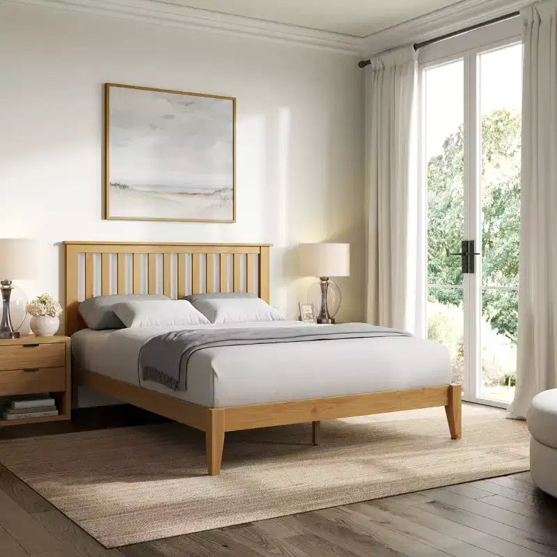 Letto in legno con testiera GDFStudio Fenn Mission