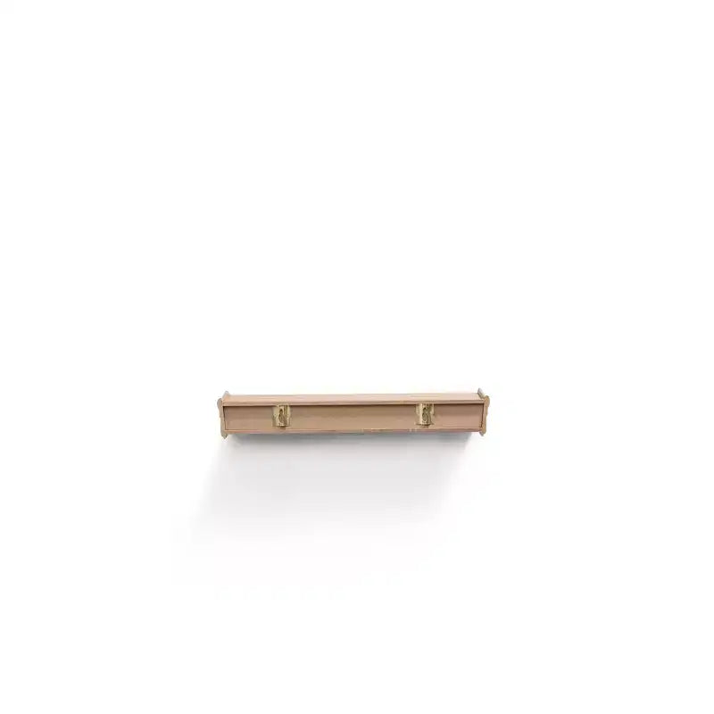 Mensola galleggiante in acero 17.9 C con staffa invisibile, montaggio a parete in legno, perfetta per l'arredamento di bagno/camera da letto/cucina o per esporre libri/piante, facile installazione.