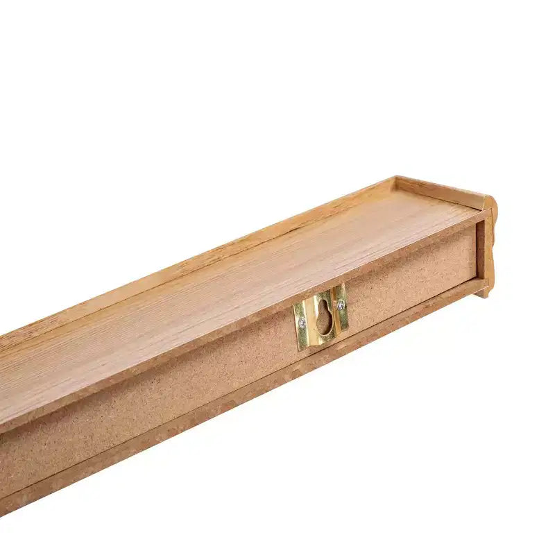 Mensola galleggiante in acero 17.9 C con staffa invisibile, montaggio a parete in legno, perfetta per l'arredamento di bagno/camera da letto/cucina o per esporre libri/piante, facile installazione.