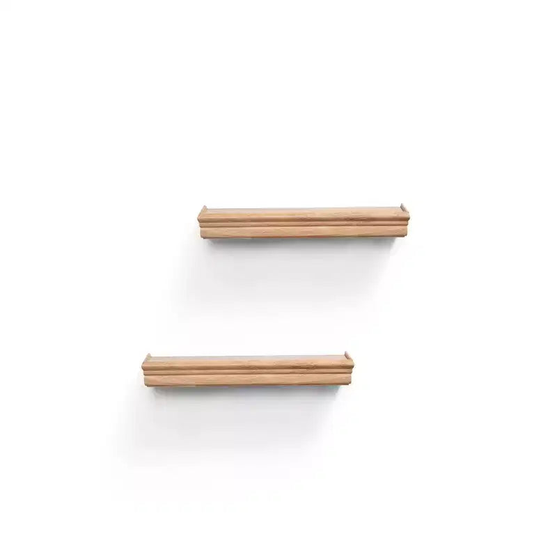 Mensola galleggiante in acero 17.9 C con staffa invisibile, montaggio a parete in legno, perfetta per l'arredamento di bagno/camera da letto/cucina o per esporre libri/piante, facile installazione.