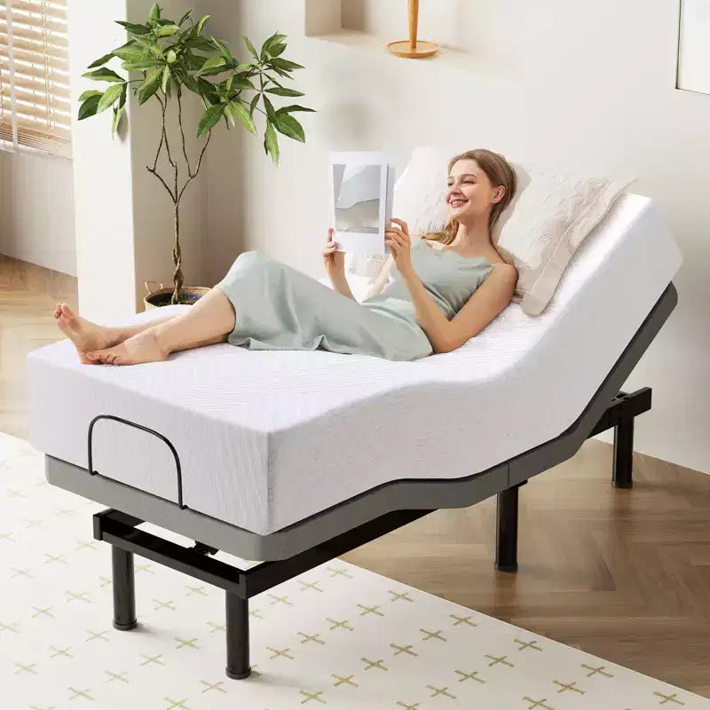 Base Letto Regolabile Dyonery Split King, Base Letto Smart con Telecomando Wireless