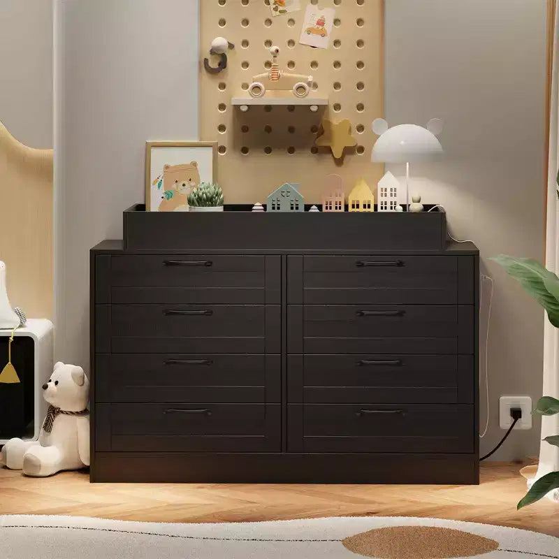 Fasciatoio a cassettiera con 8 cassetti in legno (senza materassino)