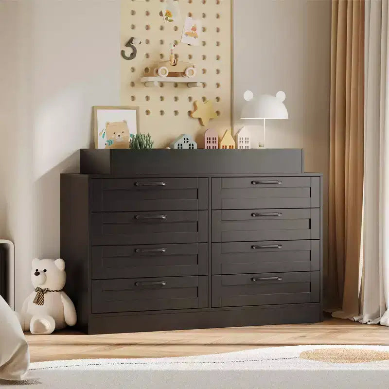 Fasciatoio a cassettiera con 8 cassetti in legno (senza materassino)