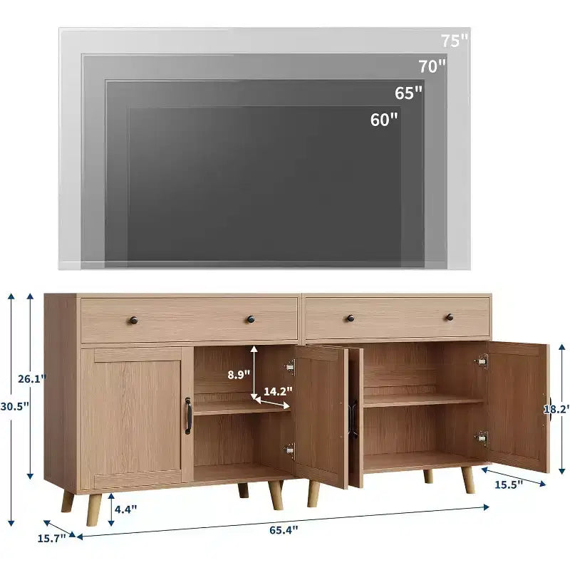 Libreria indipendente in legno alta 72,4 pollici con ripiani, libreria alta con ante e cassetti, scaffale espositivo per soggiorno, ufficio, camera da letto, cucina
