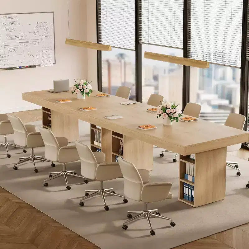 Tavolo da pranzo grande da 160 cm per 4-6 persone con doppio scomparto laterale, tavolo da cucina in legno con ampio piano e struttura robusta, tavolo da pranzo rettangolare