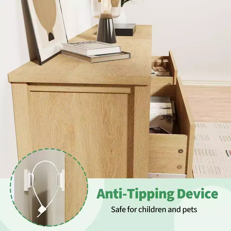 Comò a 3 cassetti per camera da letto, cassettiera scanalata larga 80 cm, comodino moderno in legno con vano contenitore per cameretta, corridoio, soggiorno