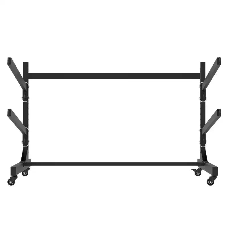 VIYET 27H Porta Kayak Autoportante, Supporto Regolabile Resistente con Ruote Bloccabili, Contiene 2 Kayak/Canoa/SUP/Tavole da Surf (Nero)