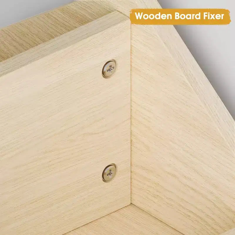 COZONY Libreria per Bambini con 8 Scomparti, Organizer Porta Giocattoli in Legno, con Design a Tetto per Sala Giochi Cameretta