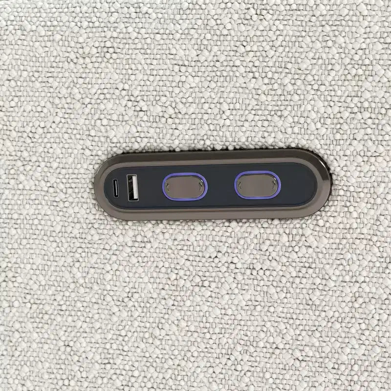 Storkcraft Santorini Deluxe Poltrona reclinabile girevole elettrica con doppia ricarica USB