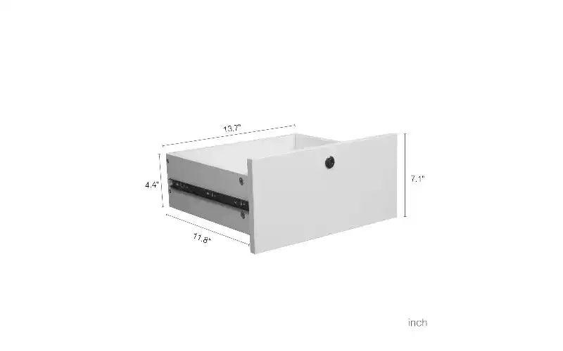 Comodino alto TUYOHW con luce notturna e stazione di ricarica, tavolino con libreria, comodini moderni con armadietto per la camera da letto