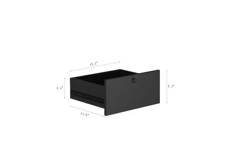 Comodino alto TUYOHW con luce notturna e stazione di ricarica, tavolino con libreria, comodini moderni con armadietto per la camera da letto