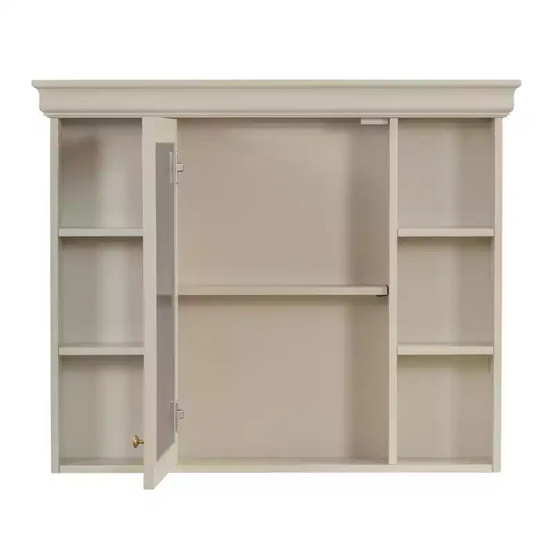 Mobile bagno con lavabo da 36 pollici, Specchio contenitore bagno con ripiano regolabile, Mobiletto contenitore bagno con cassetti