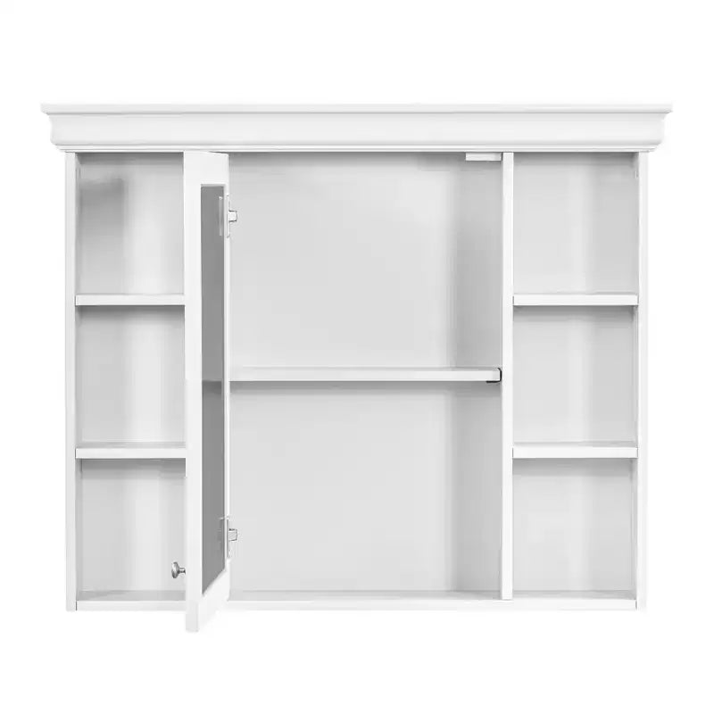 Mobile bagno con lavabo da 36 pollici, Specchio contenitore bagno con ripiano regolabile, Mobiletto contenitore bagno con cassetti
