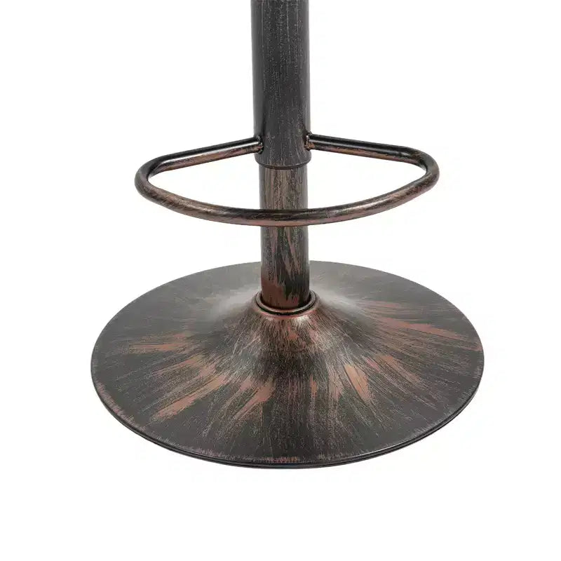 Set di 2 Sgabelli da Bar Girevoli in Rattan - Sedie Regolabili in Altezza con Base in Metallo per Cucina e Sala da Pranzo, Beige