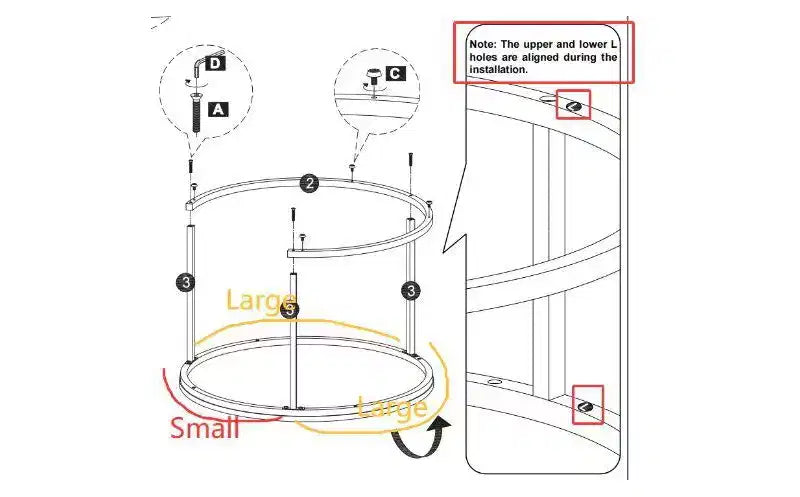Set di 2 tavolini da caffè sovrapponibili TUYOHW effetto marmo, tavolino centrale salvaspazio per soggiorno, tavolino rotondo con piano in legno effetto marmo