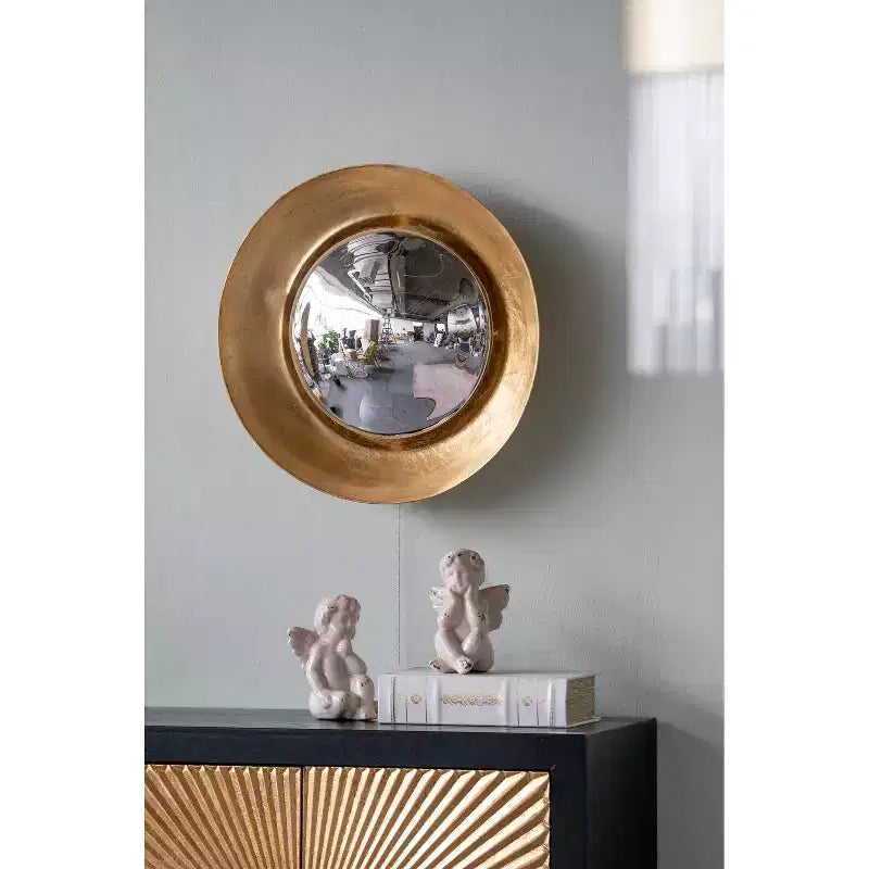 Specchio da parete rotondo da 18,7 pollici con illuminazione a LED