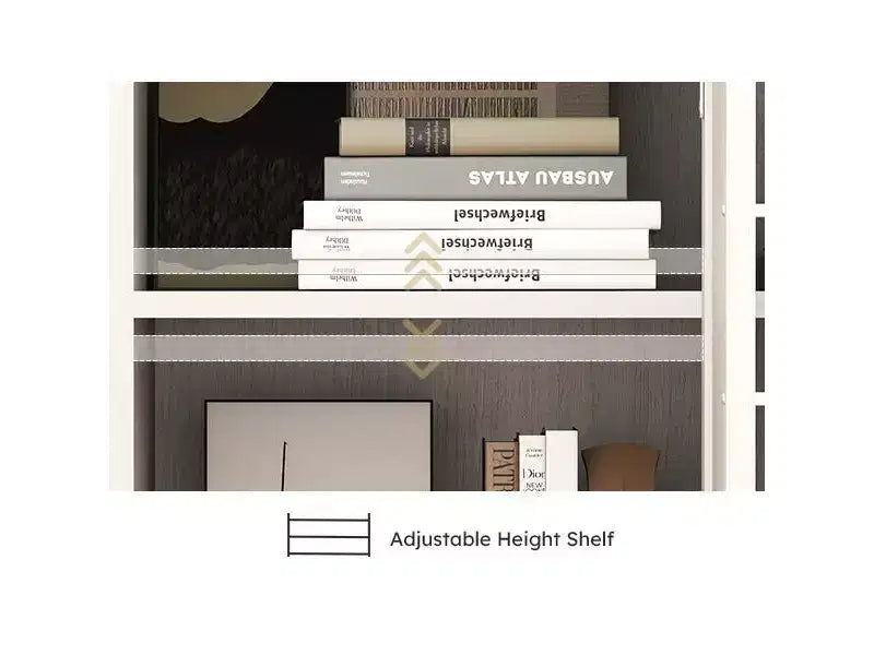 Bestier Credenza da buffet moderna con ripiani regolabili, Mobile contenitore da dispensa con 3 cassetti e 3 ante