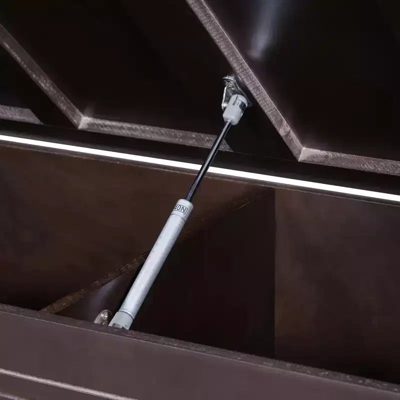 Panca scarpiera Clihome con cuscino rimovibile, panca da ingresso con vano contenitore nascosto per ingresso e soggiorno, panca scarpiera con schienale