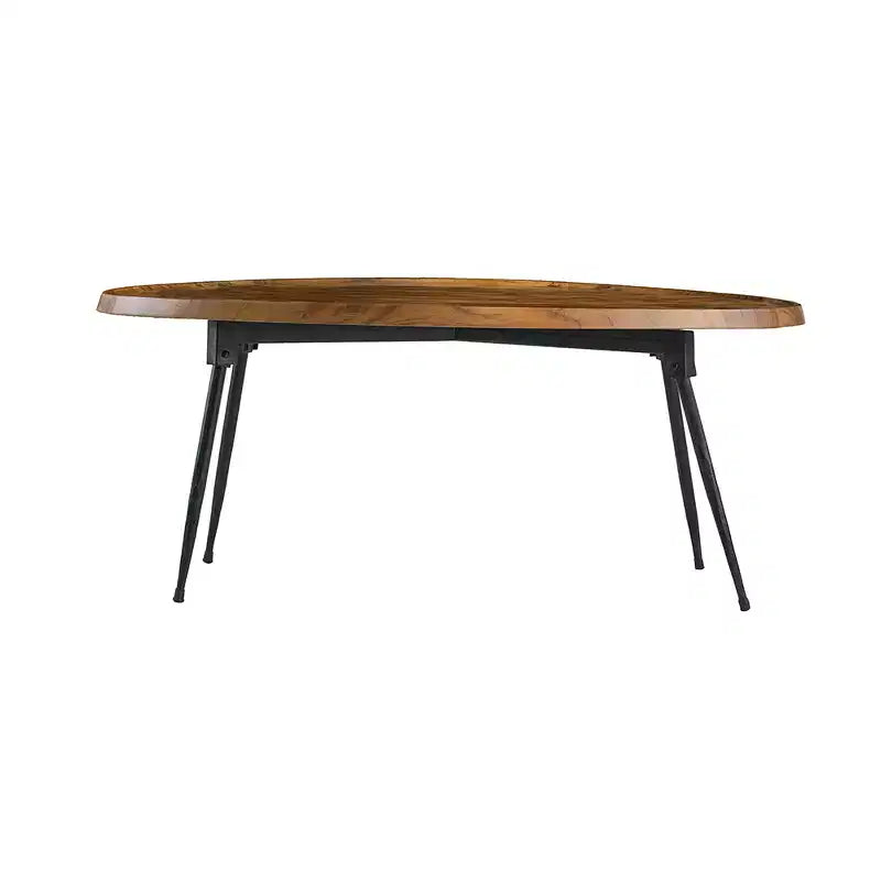 Tavolino ovale da salotto Tavolo centrale 99x66x41 cm