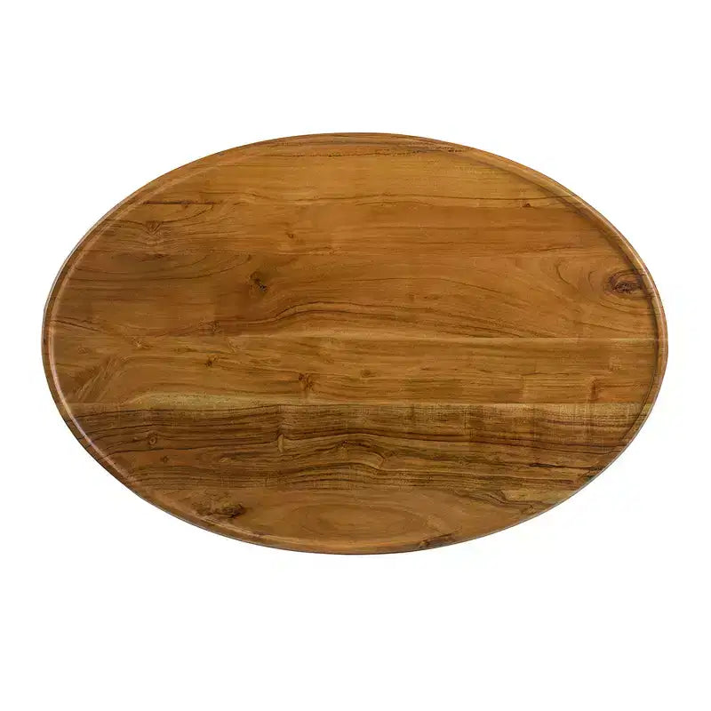Tavolino ovale da salotto Tavolo centrale 99x66x41 cm